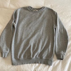H&M Basics gray sweatshirt, size small